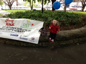 with banner