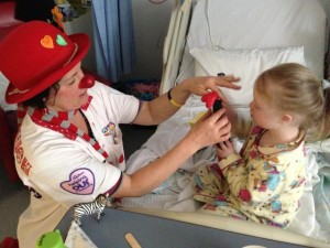 nothing like a visit from the clown doctors to put a smile on your face  